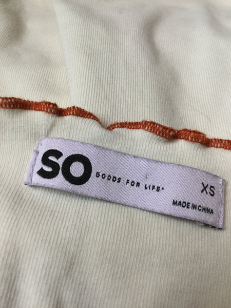 SO off white "great vibes" t-shirt top