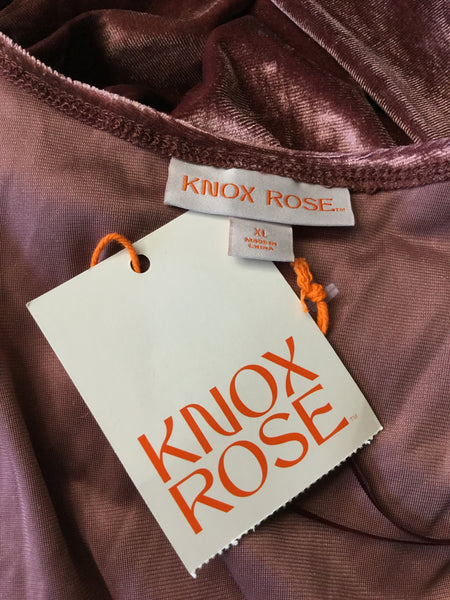 Knox Rose plum elastic waist dress