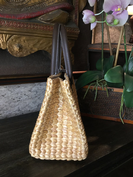 Sea & Grass wicker handbag
