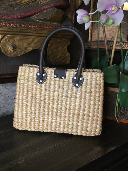 Sea & Grass wicker handbag