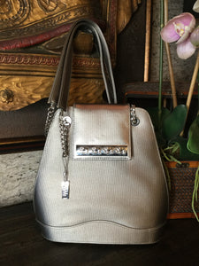 Vintage Nima silver plates elehant handbag