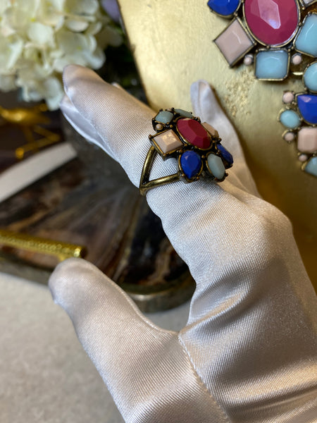 Jewel multi set ring, bracelet & necklace