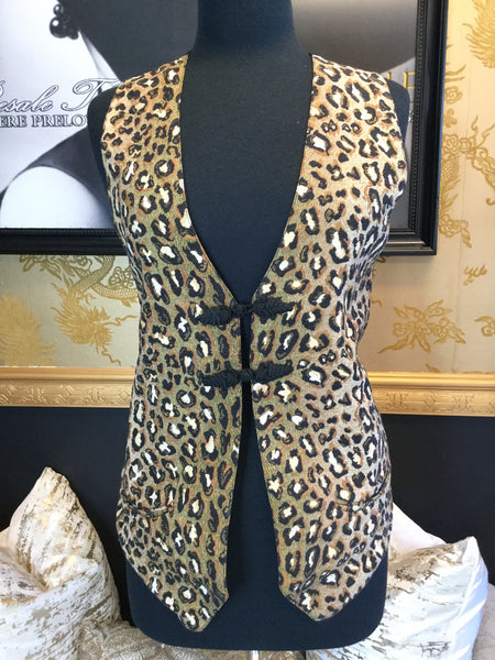 Shelly & Co Vintage Tapestry Vest (L)