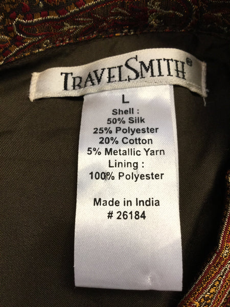 Travel Smith Vintage Patch Work Vest (L)