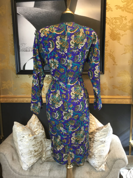 Maggy London Vintage Silk Floral Dresses (10)