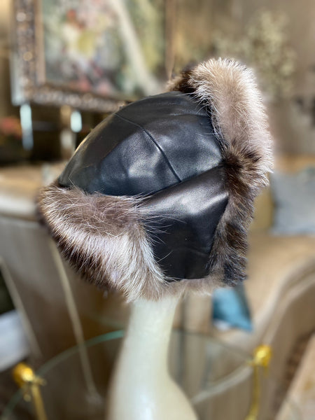 pollack fur trapper leather hats