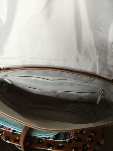 Multi changeable flips leather handbag