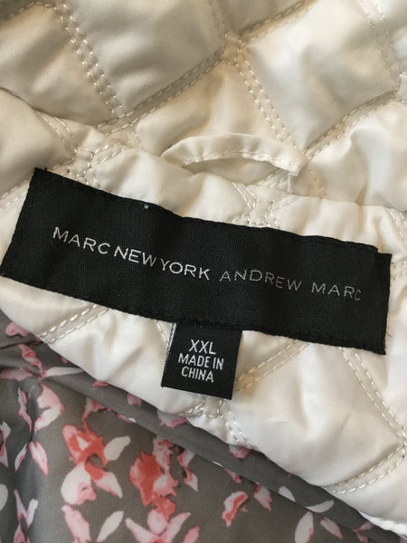 off white quilt print jacket