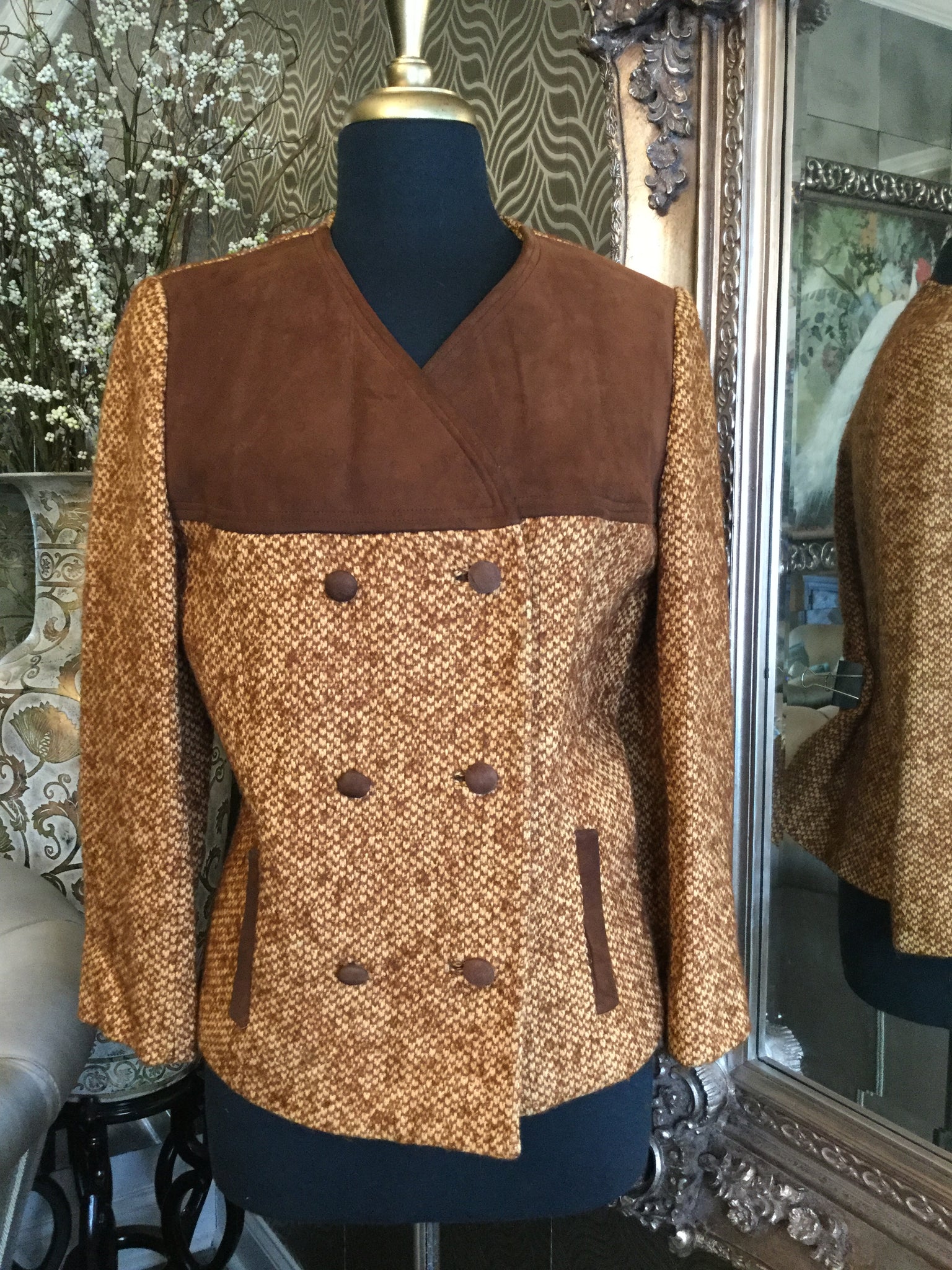 Vintage brown suede jacket
