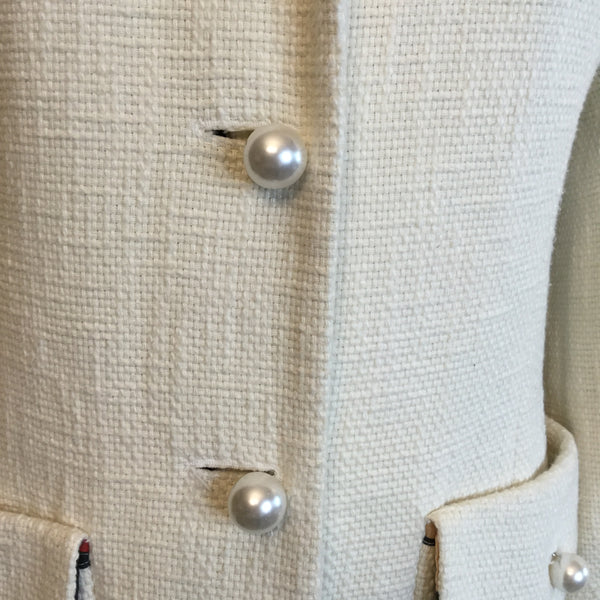 Vintage  cream peal buttons jacket