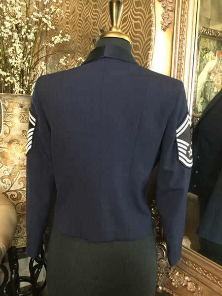 Blue patriot msgt striped jacket