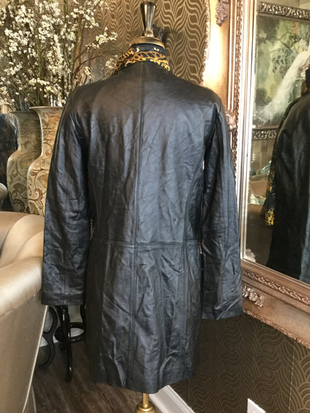 Vintage  black leather jacket