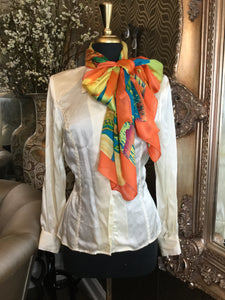 Multi water colorful print Scarf