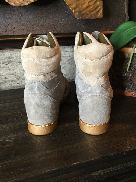 Anthony wedge taupe sneakers Sz 10