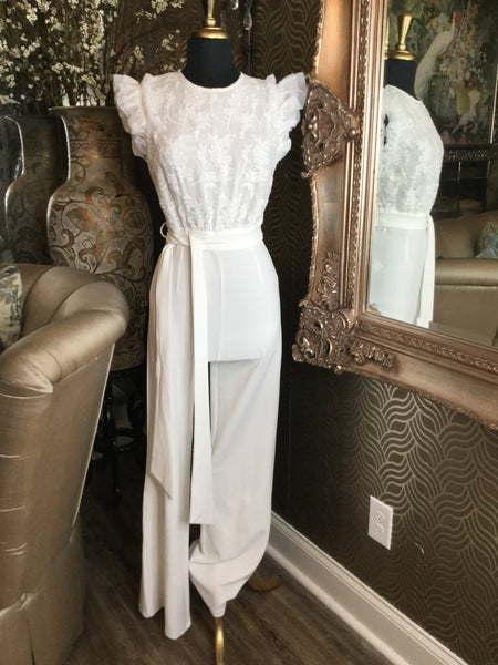 white lace sheer jumpsuit
