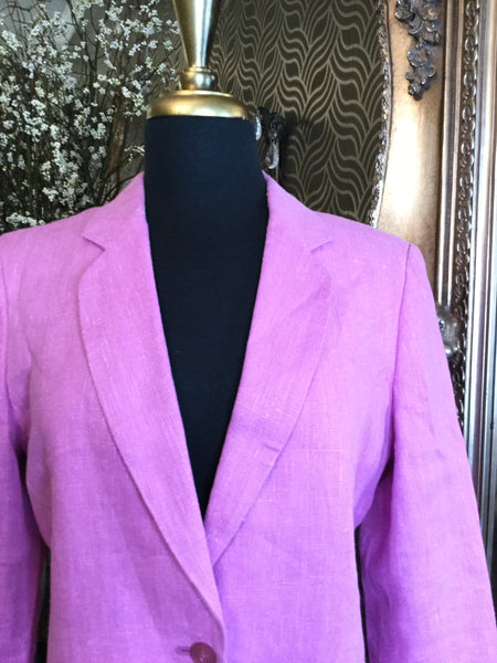 Vintage linen pink jacket