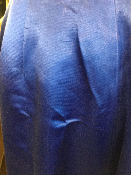 Vintage blue silk pants