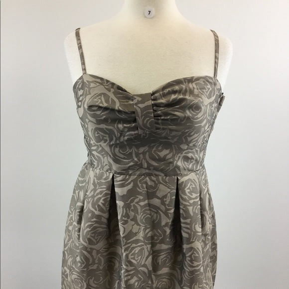 H&M multi floral print designer dress (B-7)