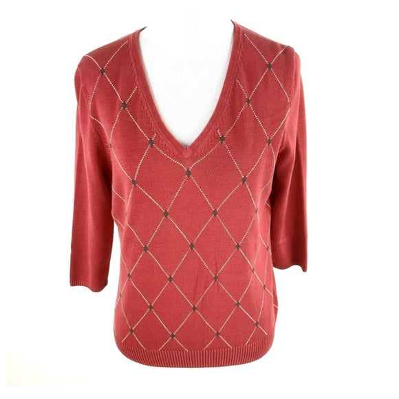V-neck silk sweater ( B-102)