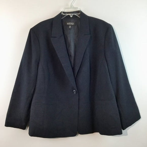 One button long sleeves jacket Size 22W
