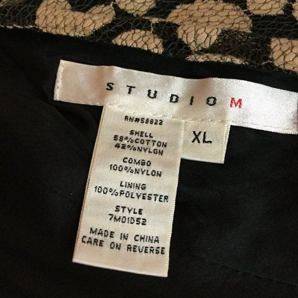 Designer print strap dress Size XL