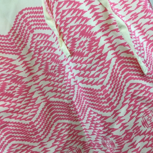 Multi Cream/Pink Dress Size S