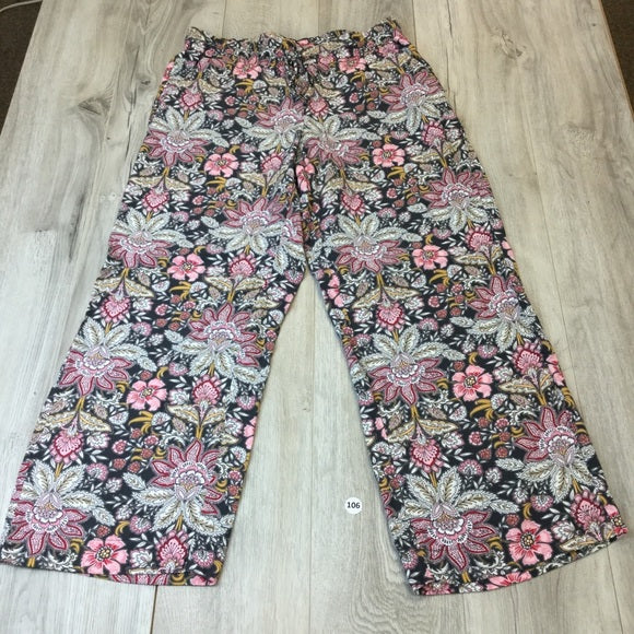 Floral Multi Capri Pants Size XS