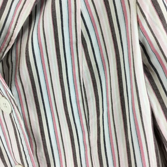 Striped long sleeves jacket
