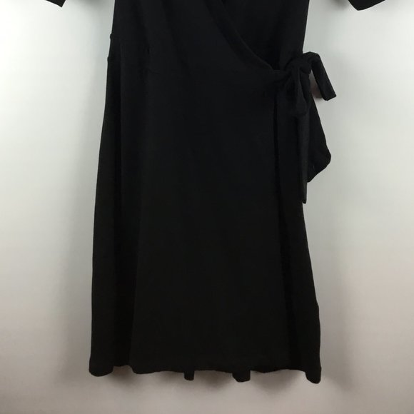 Side wrap short sleeves dress Size 6