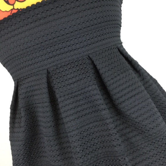 Multi Black Strapless Dress Size XS