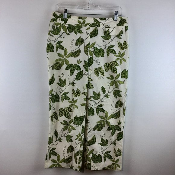 Leaf print pants Size 10