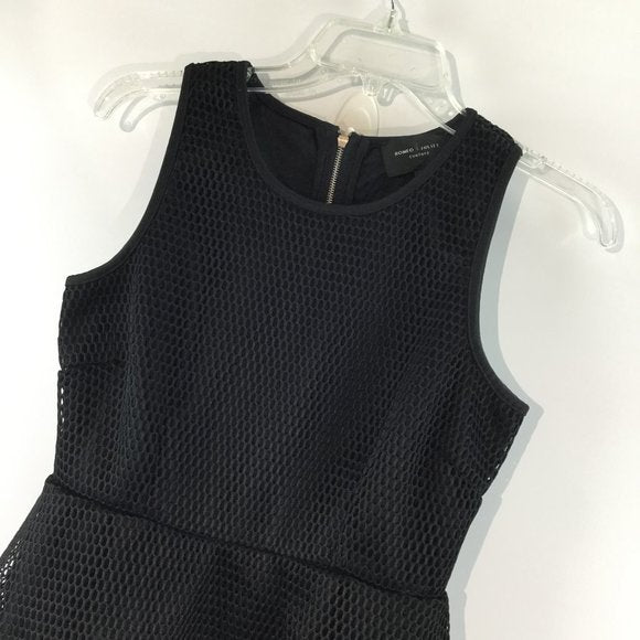 Net print sleeveless dress Size M