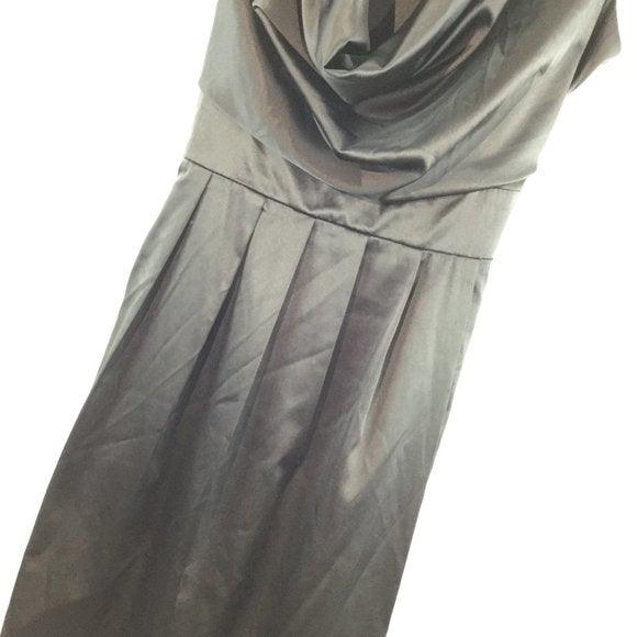 Satin w/belt sleeveless dress Size L