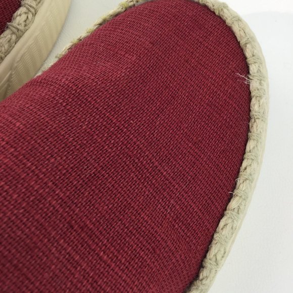 Fabric platform slip-on sneaker
