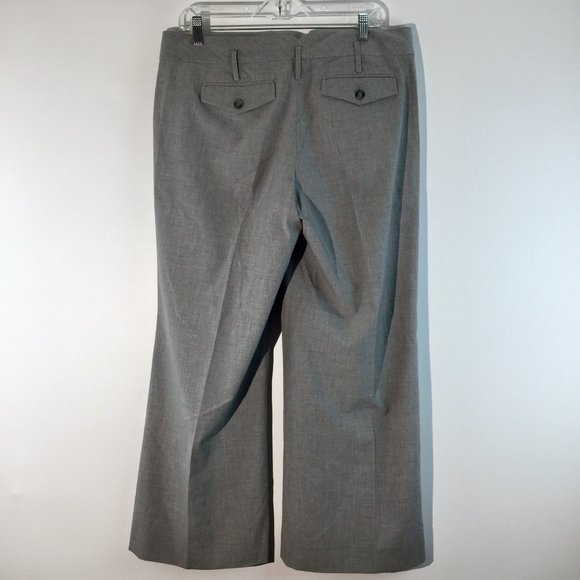 Pockets zipper wide leg pants