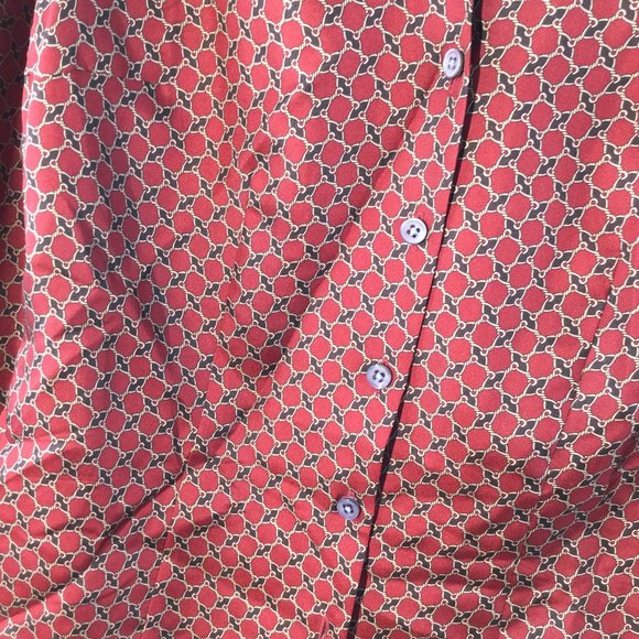 Silk button down long sleeves top