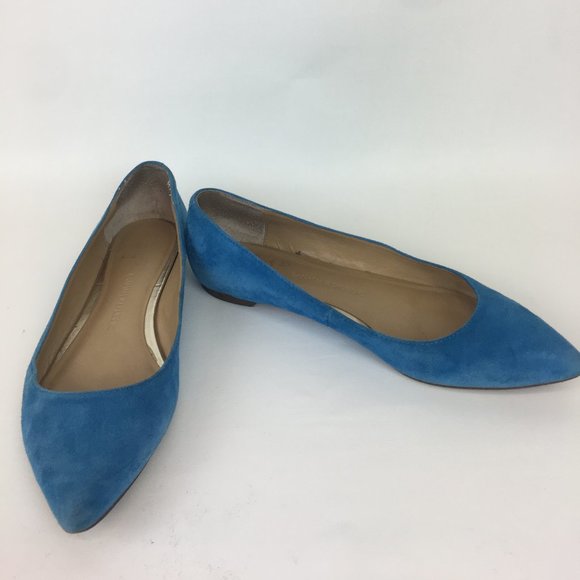 Suede side in flats shoes
