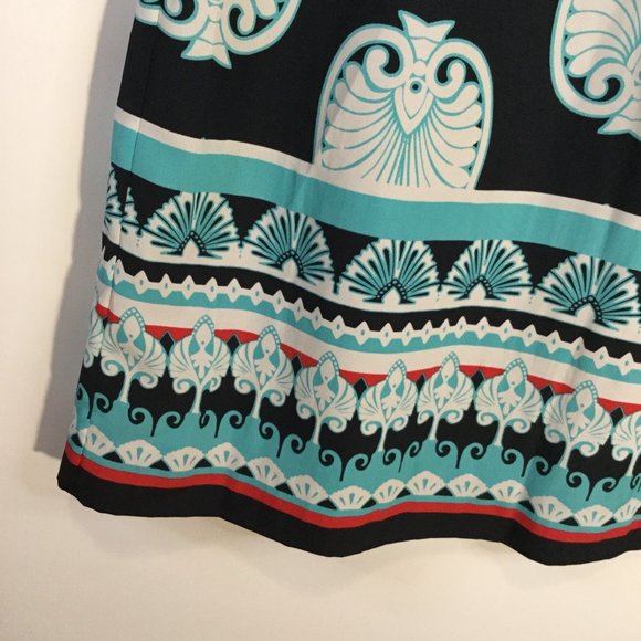 Colorful shell print longSleeves dress
